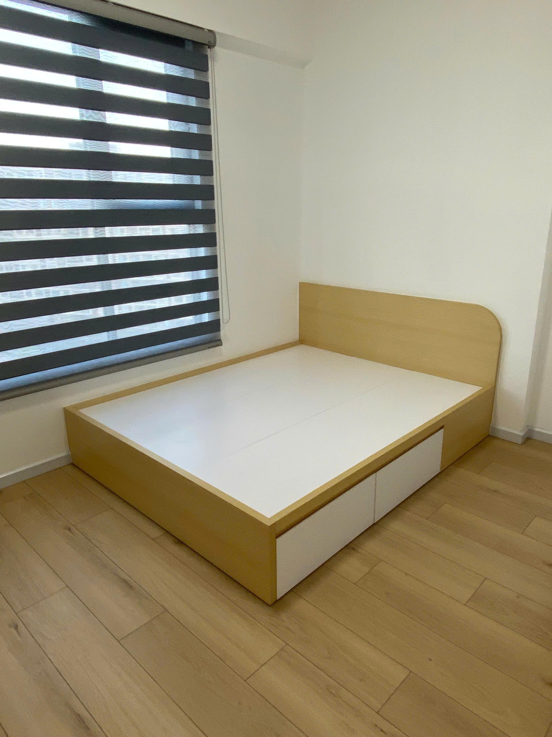 GIƯỜNG NGỦ MDF PHỦ MELAMINE